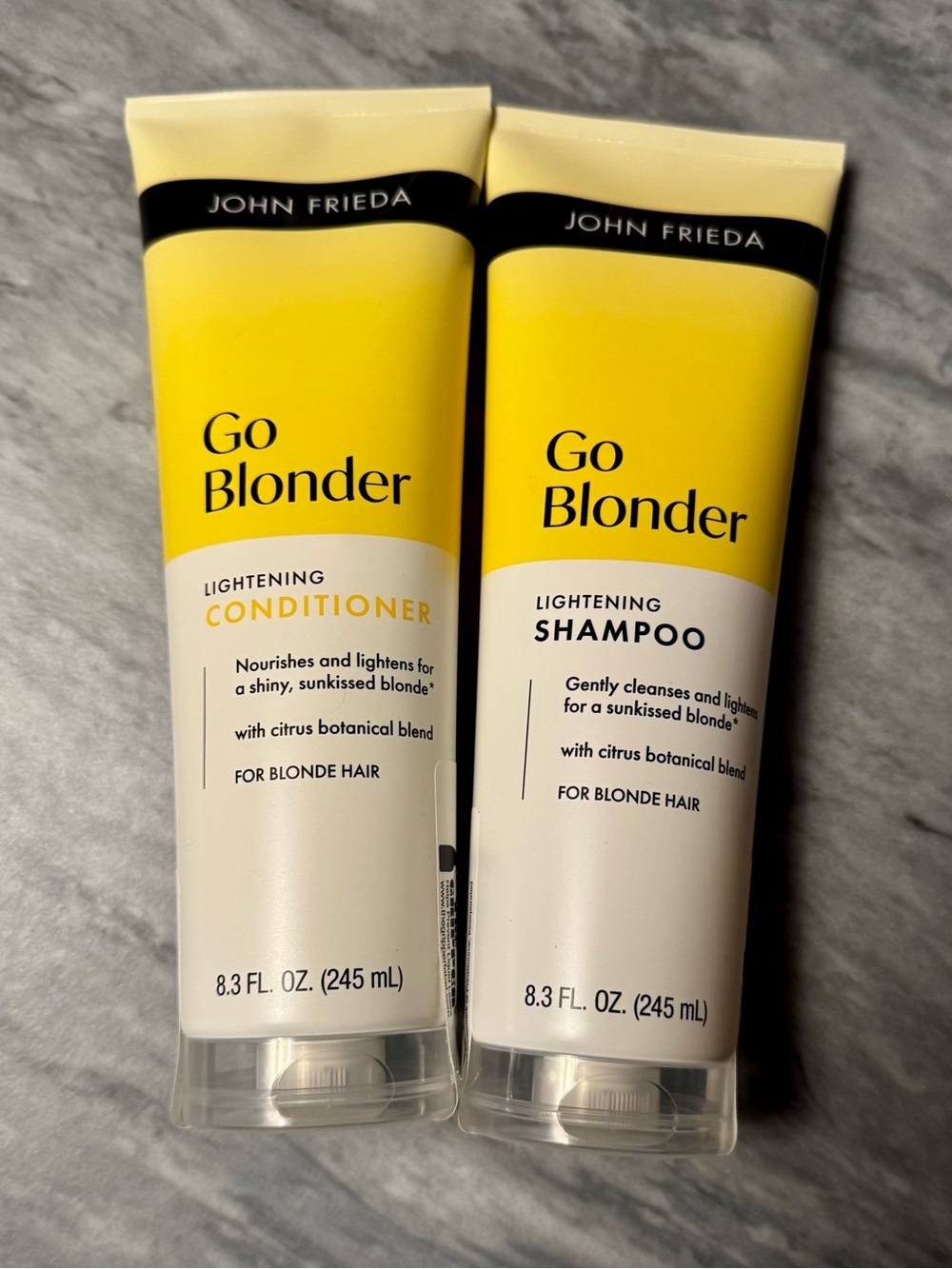 John Frieda Go Blonder Lightening Shampoo and Conditioner Set - Brand New